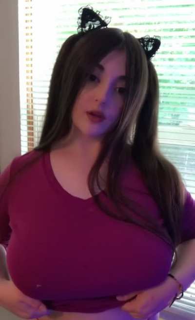 Do you like my titty drop?! I really like my hair in this :3