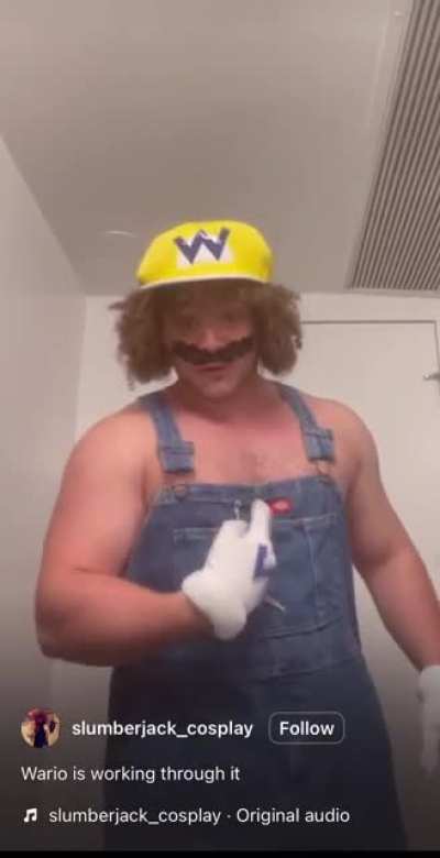 Wario is afraid