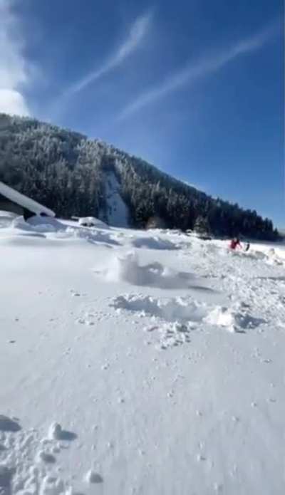 Snow diving