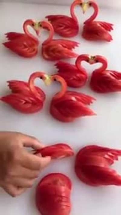 How to make tomato birds