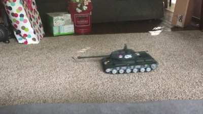 Alright, so I binded my JS-2 using a receiver it came with and it works (except for the elevation of the gun and the shooting) I also figured out that the switch above the joystick that controls the turret is how you turn it on