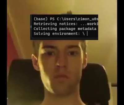 POV: You are using Anaconda