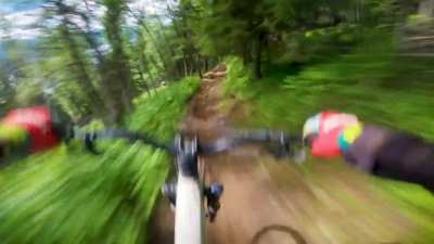 Hitting break neck speeds on my enduro bike. Full video:  
