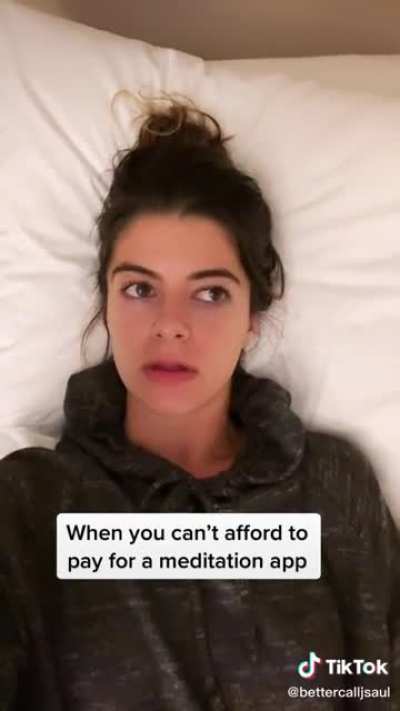 When you can't afford to pay for a meditation app