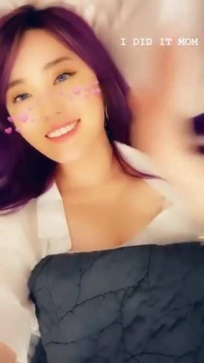 Purple hair 😍
