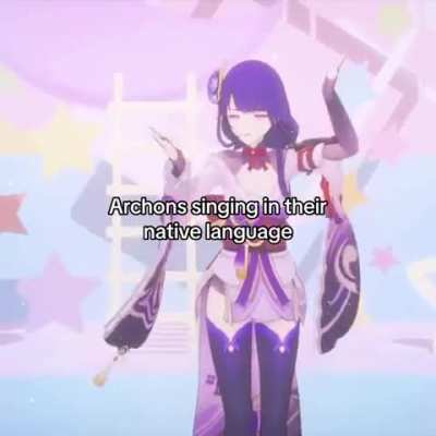 Archons singing in their native language