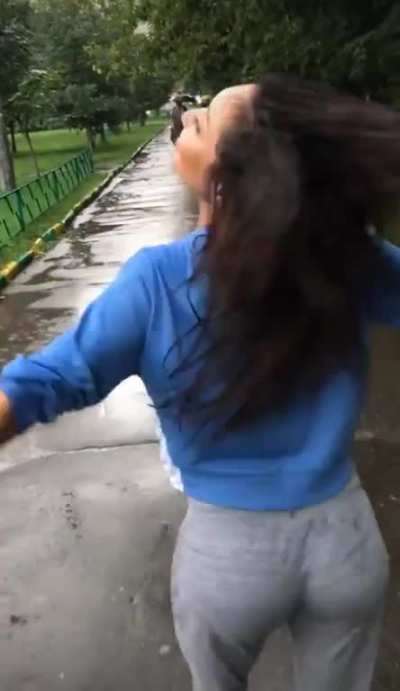Singing in the rain