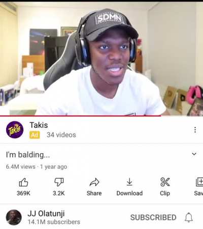 The first person JJ ever awarded