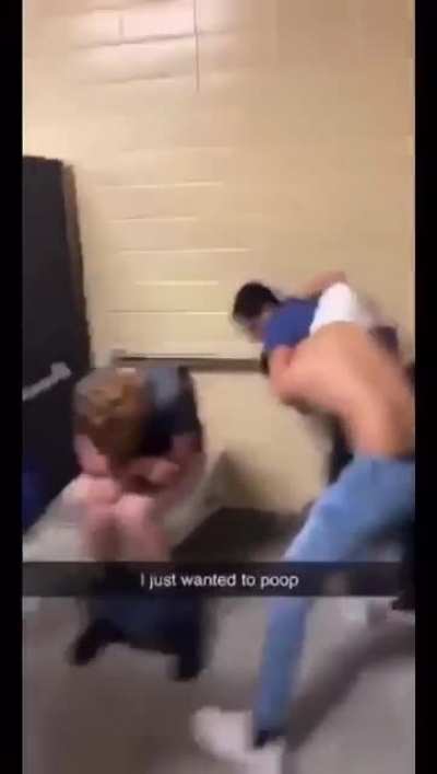 I'm a simple man: I just wanted to poop.