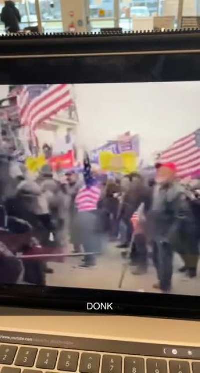 My favorite clip from the Capitol Hill protest today
