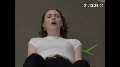 Karen Gillan getting fucked by an invisible man