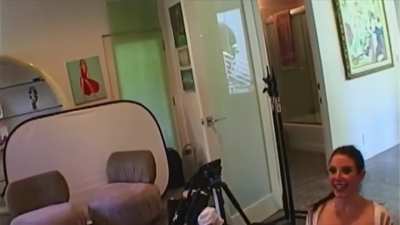 Angela Offering to 'Suck More' After Recording a Scene