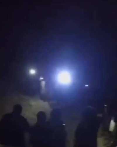 Iranian civilians dig through the rubble of an IRGC position attacked by Pakistani guided bombs and artillery in the city of Saravan. Scenes from last night