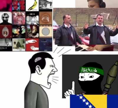 Western noob music vs Bosnian level 100 Boss music