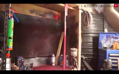 Making the pewdiepie thermal katana (shortened version)