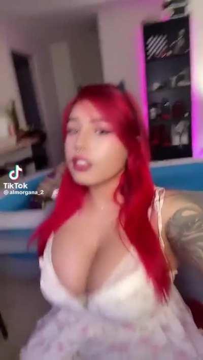 Cosplay goth gal in white?
