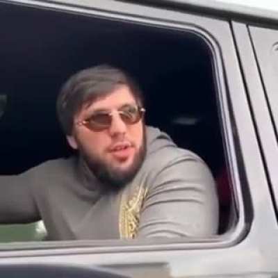 Showing off the car
