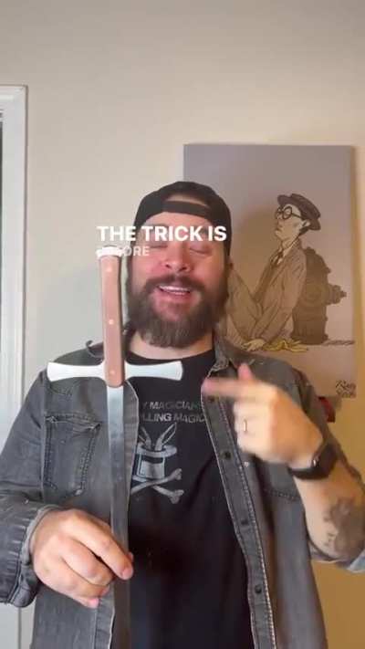 Magician's trick revealed
