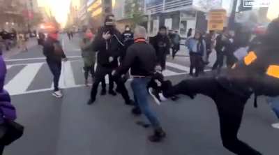 Fascists trump supporter got what he deserved.