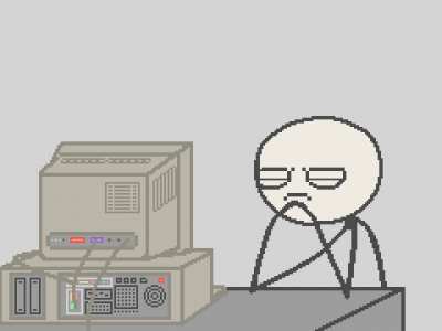 Animated Computer Guy meme