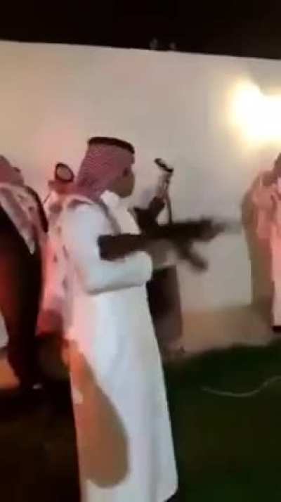 Partying at the Arabs. After what he did, he continued as if nothing had happened !