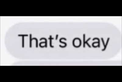 No remorse with that statement