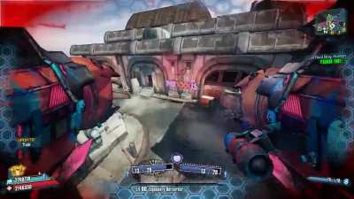 Some of you observant players might already know of the floating door outside of sanctuary, but did you know that you can rocket jump onto it as well?