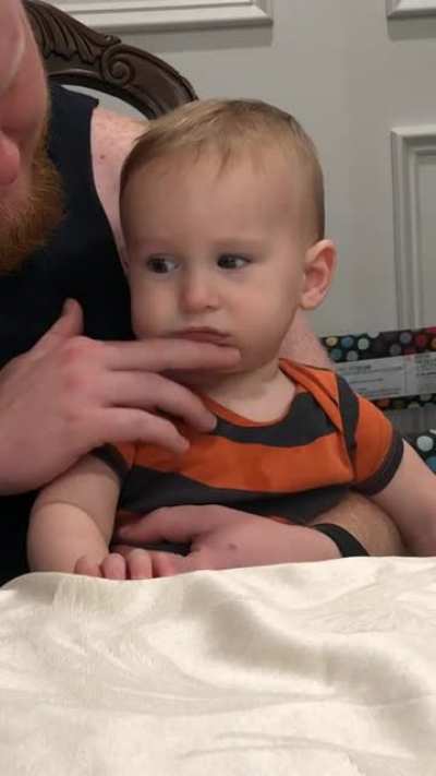 Cuteness was too much for him