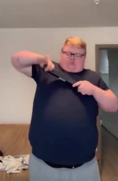 The absolute chad with his trusty baton