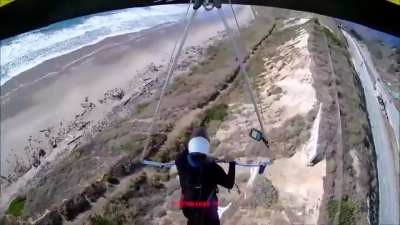 harness breaks while gliding