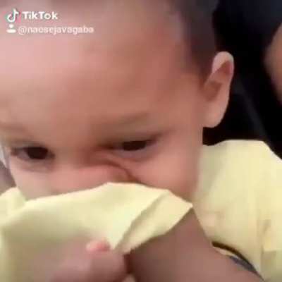 While Itry to clean my nose...