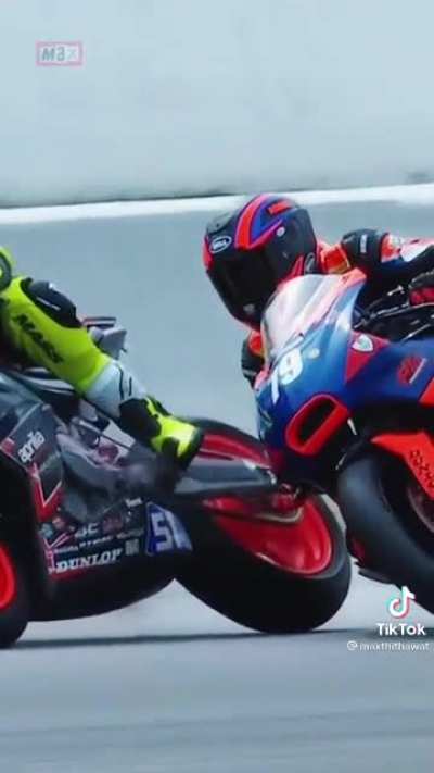 Motorcycle crash freakout