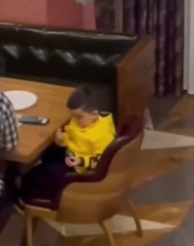 Kid thought he could be the Spider-Man