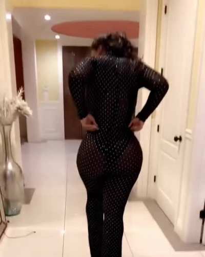 Immaculate in that bodysuit