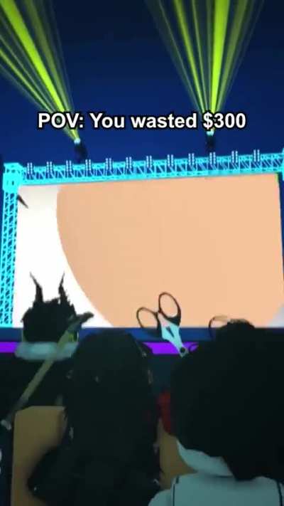You waste 300