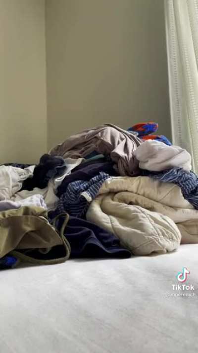 Laundry pile