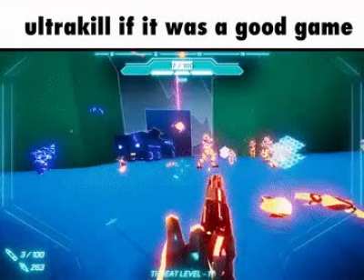 ultrakill is for twinks real men get to the orange door