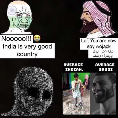 Chad Arabman vs Cringe Indian