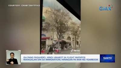 Isa na namang pasaherong hindi umabot sa flight dahil umano sa dami ng tanong ng Immigration ang nagsampa ng kaso.