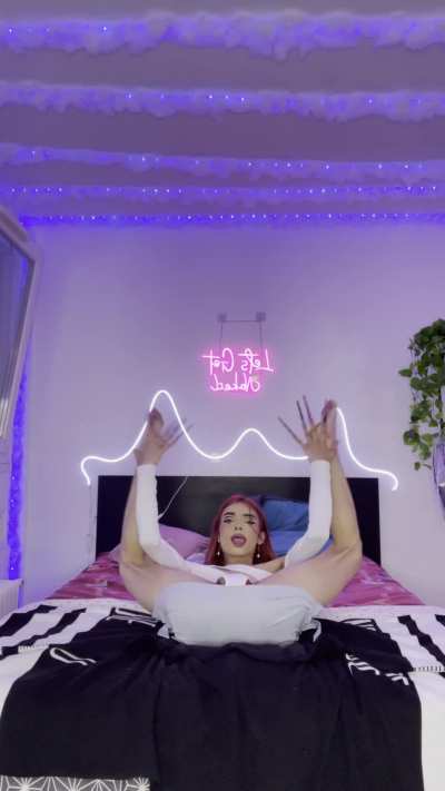 Flexible enough to let you fuck my ass then cum on my face