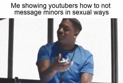 Youtubers stop raping/grooming children for 5 minutes challenge (impossible)