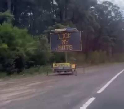 Obey the sign