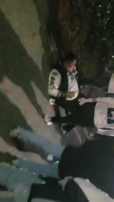 Cowboys fans fight each other after losing to the 49ers in the playoffs....again.