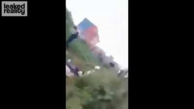 Brutal Head on Collision in Nepal<wbr>,moto<wbr>rcycl<wbr>es with aftermath.