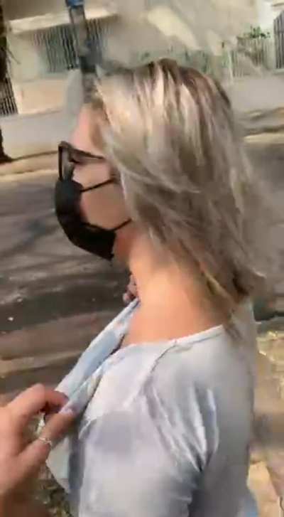 Is it ok to show of my huge boobs in public on a #tittytuesday?