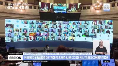 AHORA: Dialogo en el Senado Cristina Kirchner: 