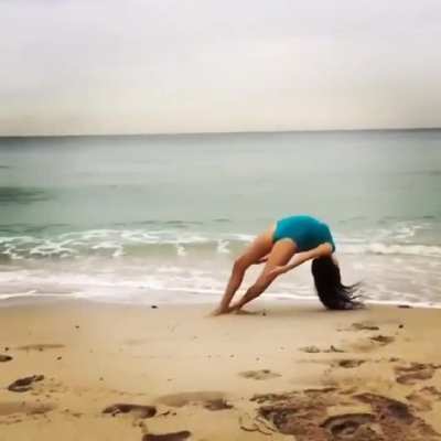 To do a front flip.