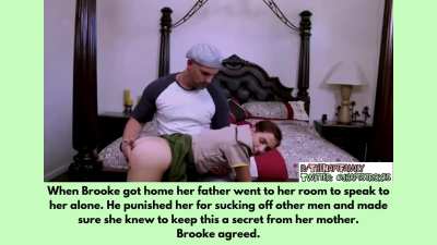Mom & Dad Catch Brooke Whoring - Gets Punished (2/2)