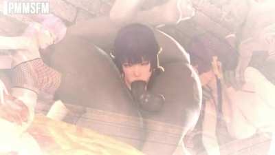 Ayane & Nyotengu fucked by demons (PMMSFM) [Dead Or Alive]