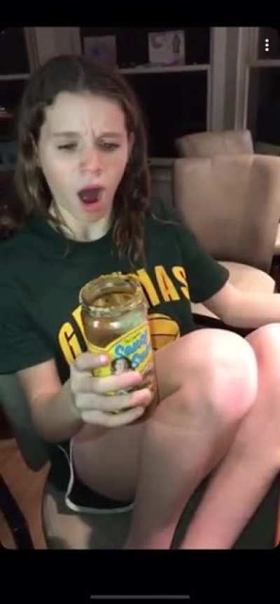 I found this old video! We were going through expired foods in our fridge...